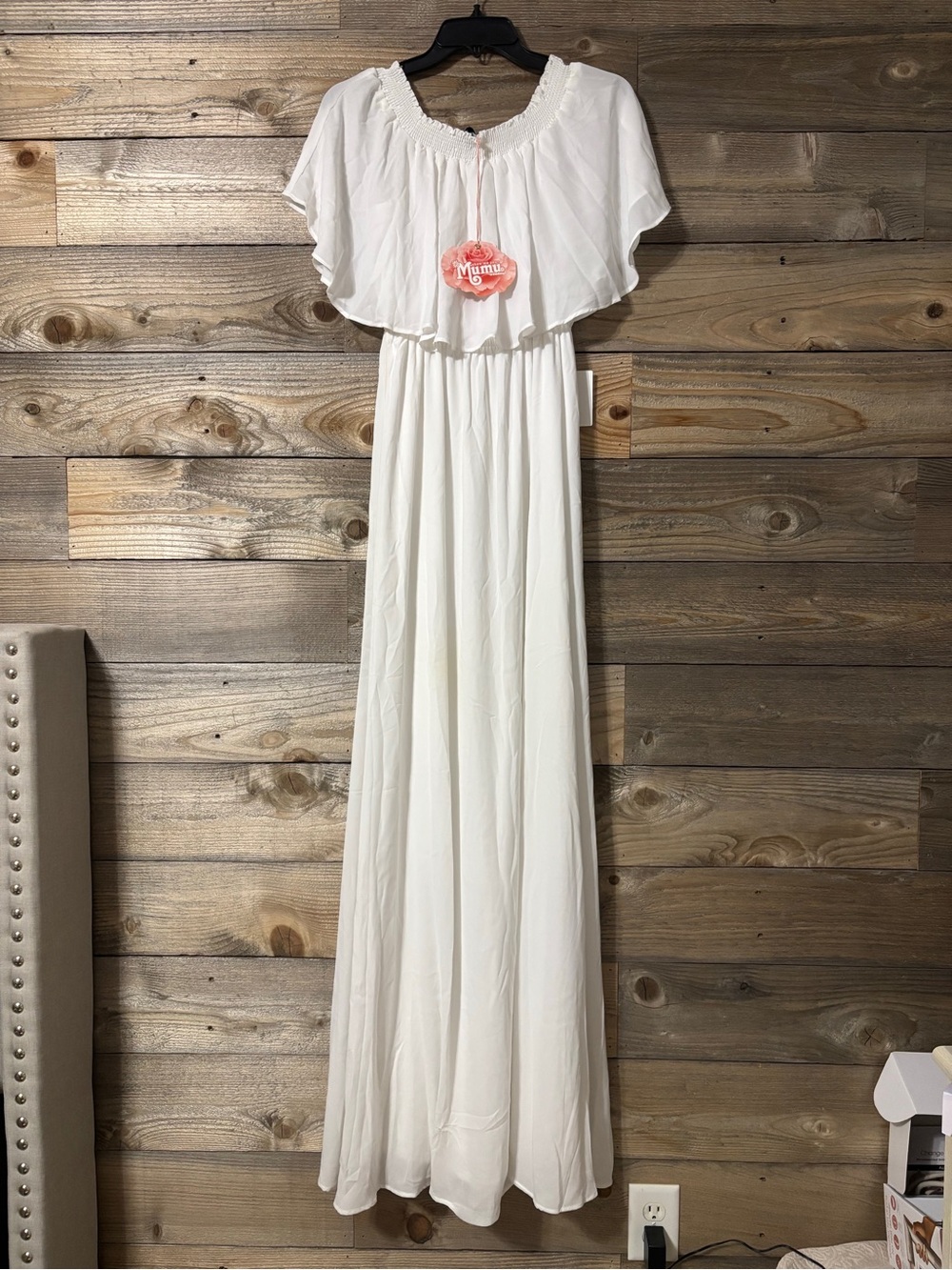 New Show Me Your Mumu White Maxi Dress